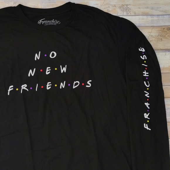 No New Friends Franchise Long Sleeve Tee - Picture 11 of 16